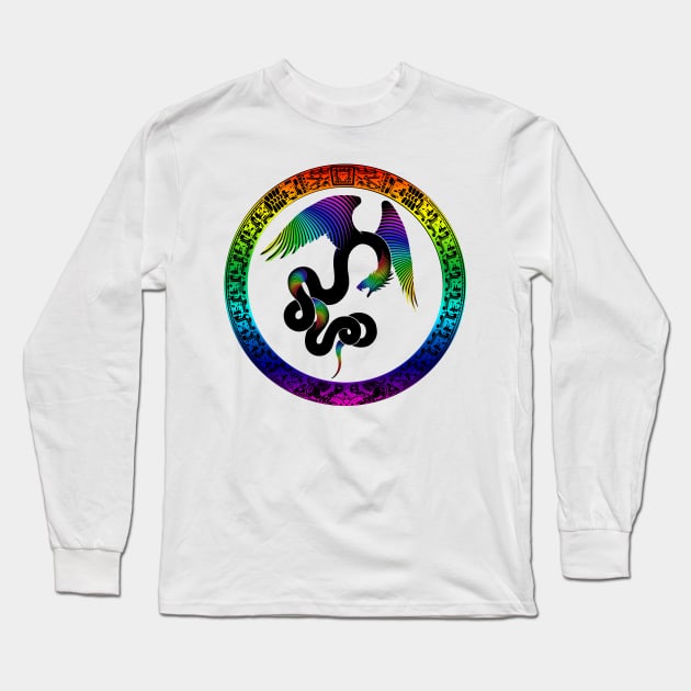 Aztec Dreamcatcher Long Sleeve T-Shirt by ferinefire